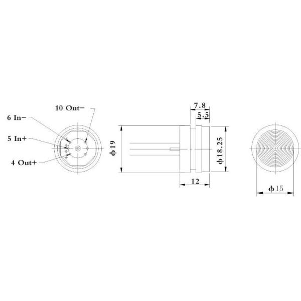 Hengtong Absolute Gauge Piezoresistive Air Gas Pressure Sensor with Welded Fittings Ht19