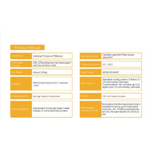 Touch Screen Self Service Kiosk Single Counter Drink Kiosk