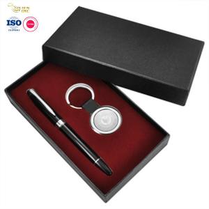 Quality stationery set gift luxury promotional gift set custom black business gift set for father men for sale