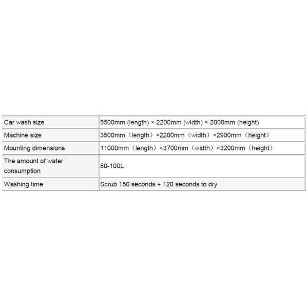 100L 5 Brushes Fully Automatic Rollover Car Washing Machine Drive Through
