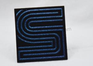 Quality High Frequency 1mm TPU Embossed Patches OEKO Sew On Leather Patches for sale