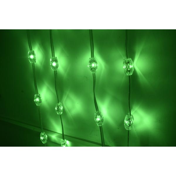 Full Color Outdoor Advertising 3D Led Curtain Light 100mm