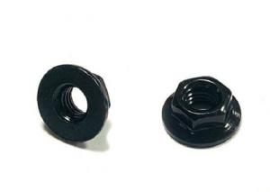 Quality M20 DIN6923 Carbon Steel Hex Flange Nut Black Zinc Plating for sale