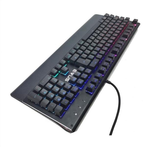 Ultra Slim LED Backlit Rainbow Wired Computer Keyboard And Mouse Spill Resistant