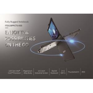 Quality 14" Rugged Notebook Computer Intel I5 I7 Fully IP65 5G WIFI Bluetooth Military Notebook PC for sale