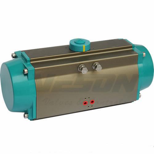 Buy Rotary Machine Pneumatic Rack And Pinion Actuator Hard Anodizing Surface Treatment at wholesale prices