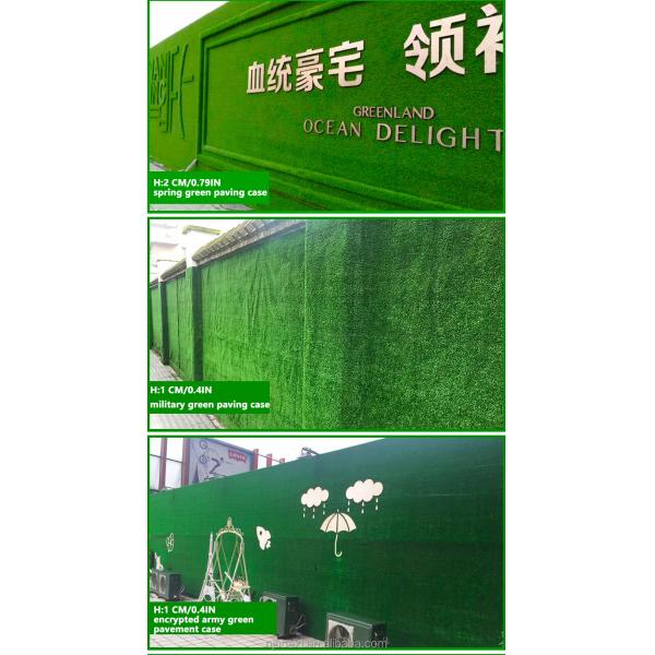 Building Artificial Fake Grass Yarn Synthetic Carpet Roll for Wall Decoration