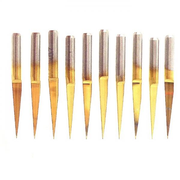 Buy Carbide 10 Degree 0.1mm Pcb Engraving Bits For Cnc Router at wholesale prices
