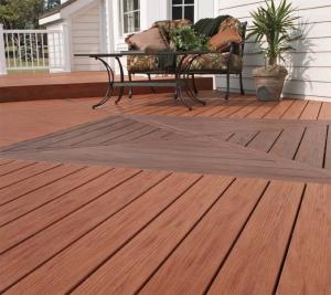 Quality UV Resistance Wpc Timber Flooring Decks Recyclable For Exterior Garden Decks for sale