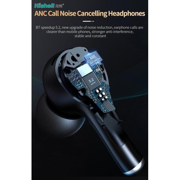 IPX5 TWS Mini Wireless Noise Cancelling Earbuds With LED Display