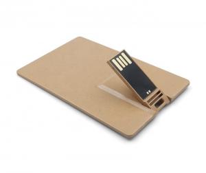 Quality Credit Card Shape  PLA USB flash Drive 64Gb in Eco Friendly Degradable Compostable Material for sale