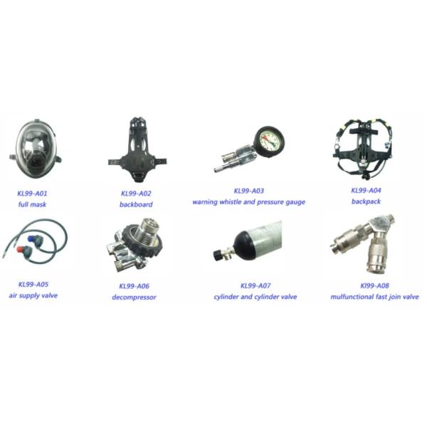 Kl99 Self Contained Open Circuit Positive Pressure Air Breathing Apparatus Scba