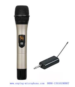 Quality C6/ universal mini 16 channels UHF portable wireless microphone with 6.35mm plug with easy set up for sale