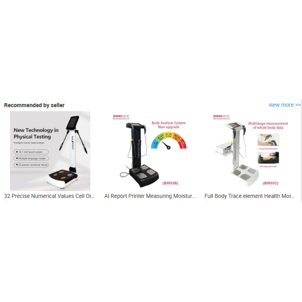 8 Electrode 3D professional body composition analyzer Smart BMI Comprehensive Detection