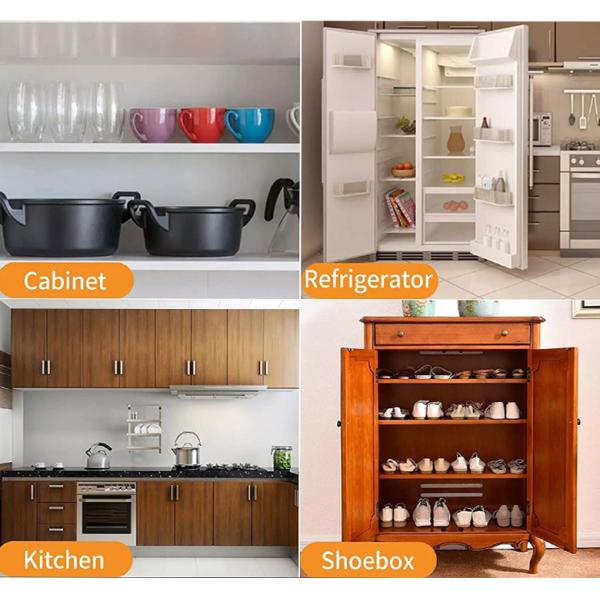 Washable and Waterproof Mats Liners Set for Kitchen Rectangle Bathroom Refrigerator