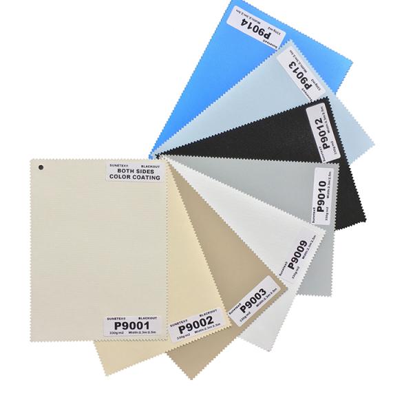 100% Polyester Blackout Fabric For Manual And Motorized Roller Shades Blinds