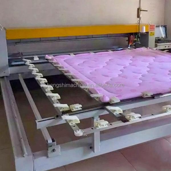 Computerized quilt making equipment high speed duvet sewing machine single needle bedsheet quilting machine