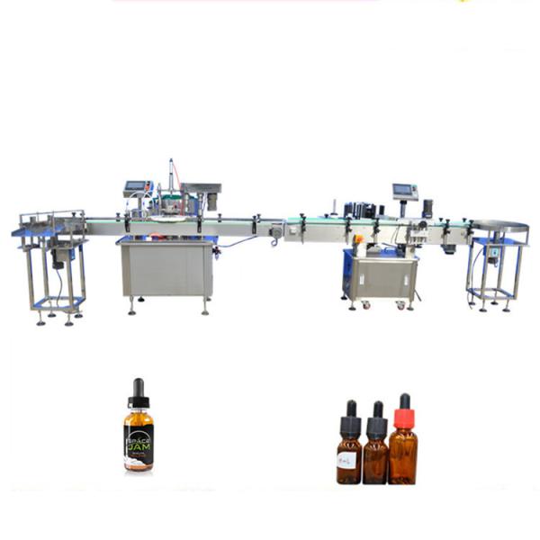 304 Stainless Steel Electronic Liquid Filling Machine 10ml - 60ml Filling Volume