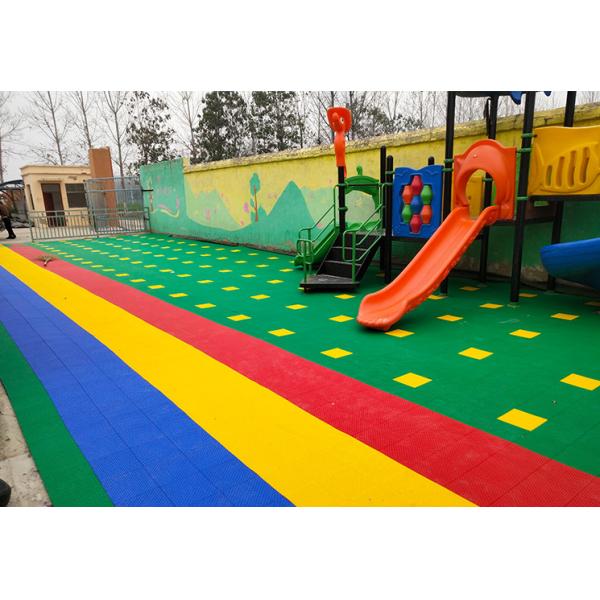 Multi-Field Removable PP Interlocking Sports Tiles No Toxic Surface flooring