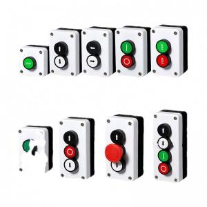 Quality With arrow symbol start stop self sealing waterproof button switch emergency stop industrial handhold control box for sale