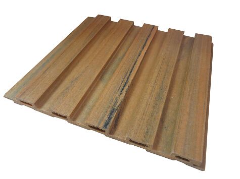 High capacity PVC WPC decking floor extrusion line with laminating film surface treatment with conic twin scerw extruders