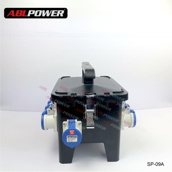 Electric Plug Socket 63A 9 Channels Power Distro Boxes