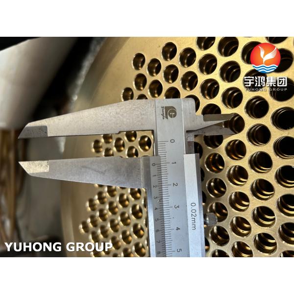 DIN EN 1653 Standard Copper Alloy Tube Bundle For Heat Exchanger