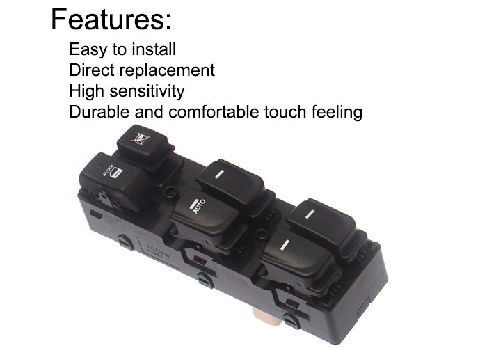 Auto Power window single row switch for Hyundai celesta Front Left with light 2008-2016 OE 93750-0Q000M5,93570-0Q110