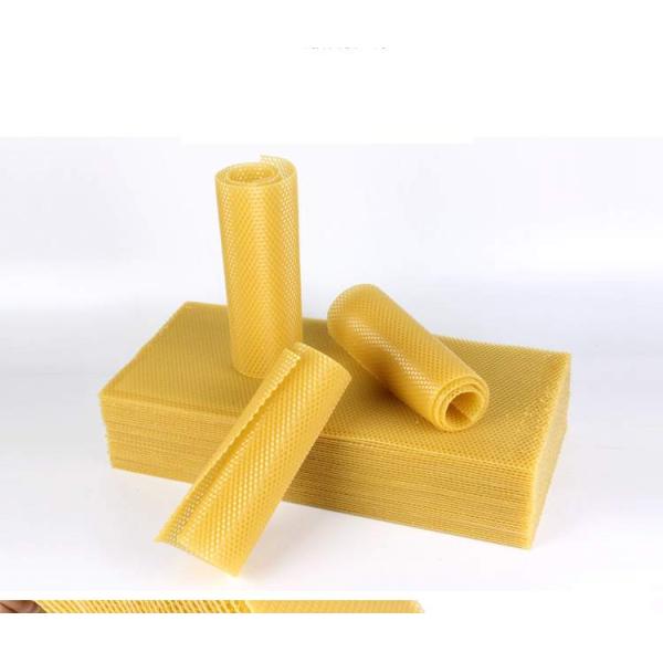Grade A Beeswax Foundation Beehive Wax Frames Base Sheets Bee Comb Beeswax Sheets