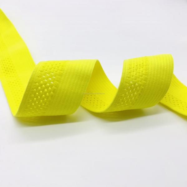 40mm Nylon spandex elastic band soft mesh webbing for underwear with waist belt belly band