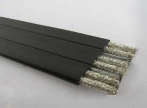 China UL2468 Screened Electrical Flat Cable Multi Core , Flat Conductor Cable For Internal Wiring on sale