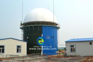 Quality Anti - Adhesion Biogas Storage Tank With Membrane Gas Holder / Waste Water Treatment Tank for sale