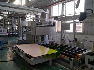 Quality Two Sides Short Cycle Melamine Laminating Hot Press Machine High Performance for sale
