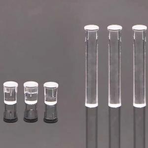 Quality 2.8mm Light Guide PC Transparent Hole Led Light Pipe Machining Rapid Prototype for sale