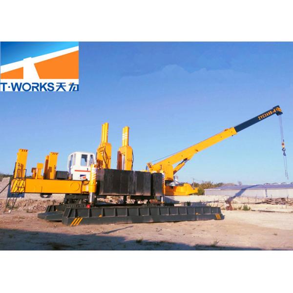 No Pollution Press Pile Machine Fast Piling Speed Long Working Lifespan