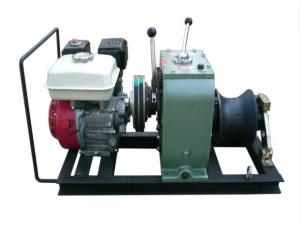 China supplier 3 Ton  cable winch with Honda engine for  electric power construction