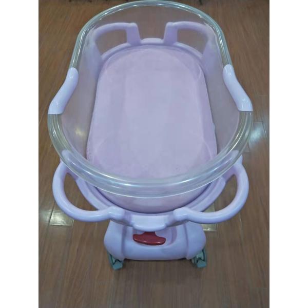 Three Color Adjustable Hospital Baby Crib Medical Mordern
