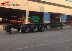 China 3 Axles Container Skeletal Trailers 40ft Skeletal Chassis Use Transport on sale