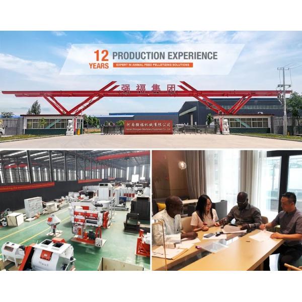 Large Capacity Animal Feed Production Line For Chicken Pig Sheep Low Noise