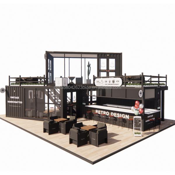 Prefabricated Folding Portable Shop Storage Office Building Shipping Container House Moving Trailers with Customized Color