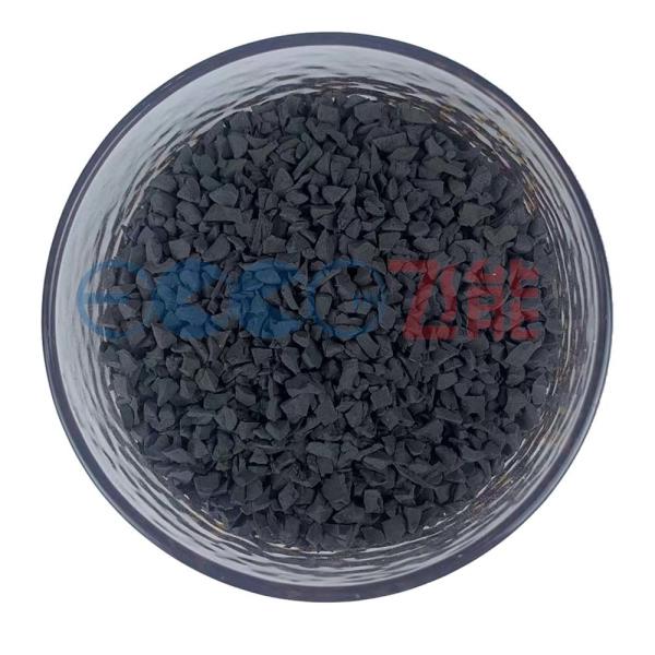 Safety SBR Rubber Crumb Wet Pour In Place Flooring Rubber Granule MSDS Certificate