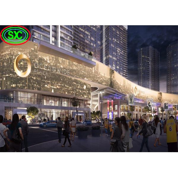 High brightness 1r1g1b transparent led panel screen with 15.63mm pixel pitch