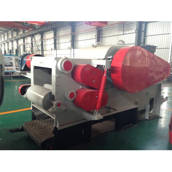 Factory Using Wood Crusher Machine 30 Ton Capacity 220KW 40CM Diamter Log Chipping