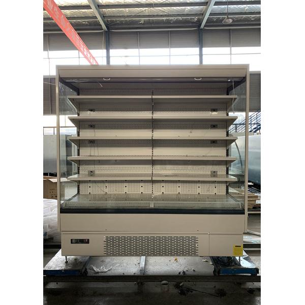 5 Layers R404a Open Air Refrigerated Display Cases Air Cooling