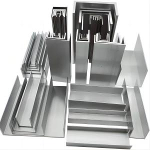 Quality AISI 6063 T5 Silver Aluminium U Shape Channel Mill Finish For Edge Binding for sale