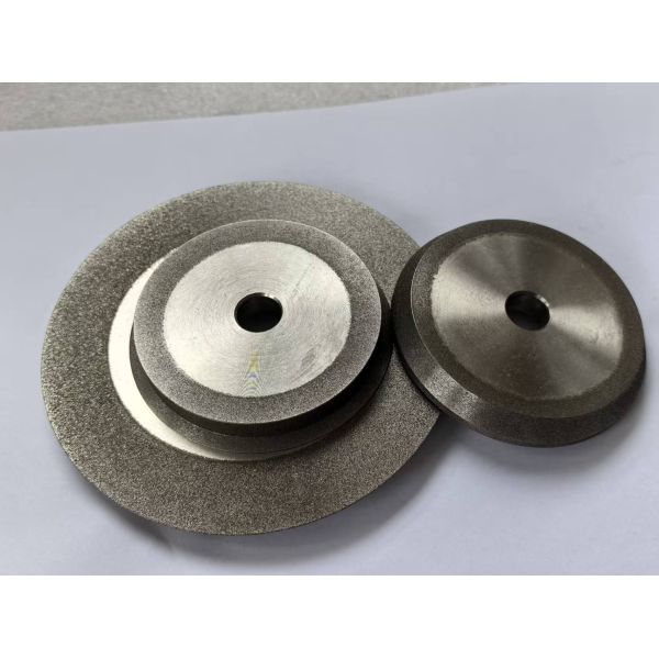 Electro Bonded Grinding And Chamfering Wheels With Amber Color Cbn Electroplated Wheel