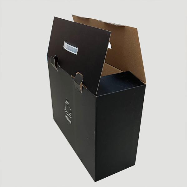 Strong and Durable Coffee Packaging Boxes Corrugated Cardboard Folding Shipping for Rectangular Products