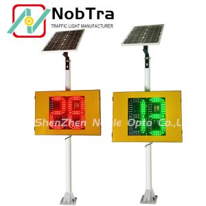 Customizable Solar Speed Limit Sign with Red and Green LED Display and IP 54