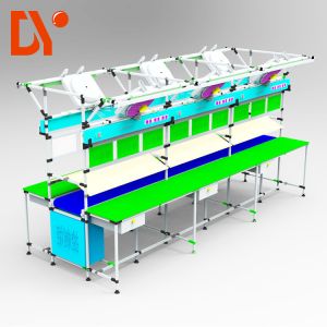 Vertical Conveyor Assembly Line Work Tables DY46 For Workshop Material