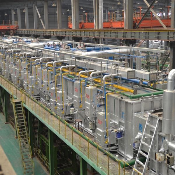 Cgl Continuous Galvanizing Line Equipment 0.8mm 2.5mm 1350mm 250000TPY